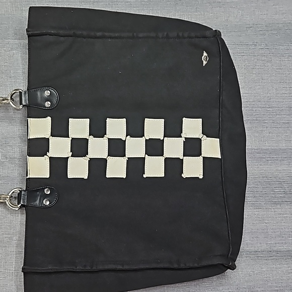 TOTE BAG -BMW PRESS MINI-BAG IN BLACK AND WHITE LARGE - Picture 7 of 8